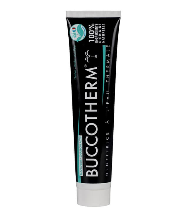 BUCCOTHERM | WHITENING TOOTHPASTE WITH ACTIVATED CHARCOAL ORGANIC CERTIFIED